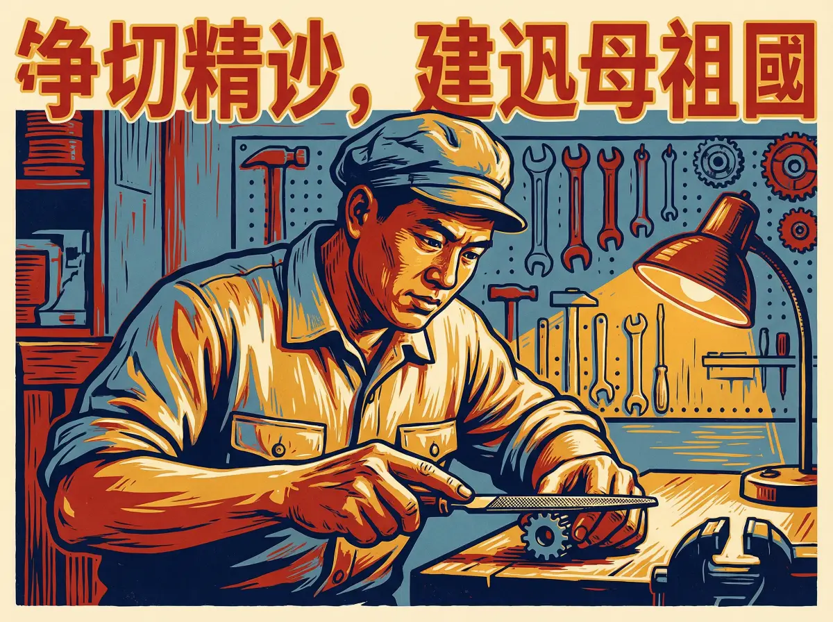 钳工大师张德勤 - 51网 先锋人物